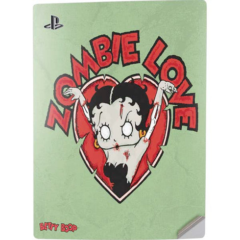 Betty Boop Zombie Love PS5 Digital Edition Console Skin